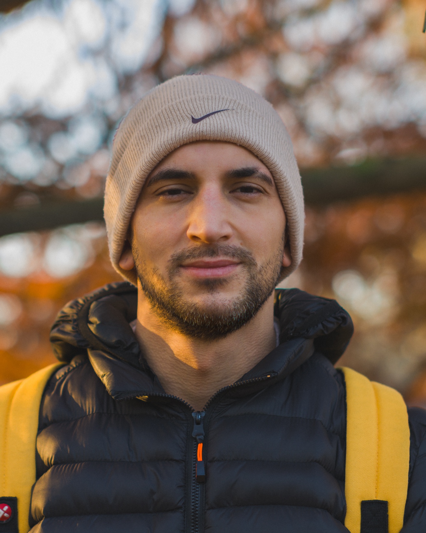 Retrato de Mathias Gasparik en estudio